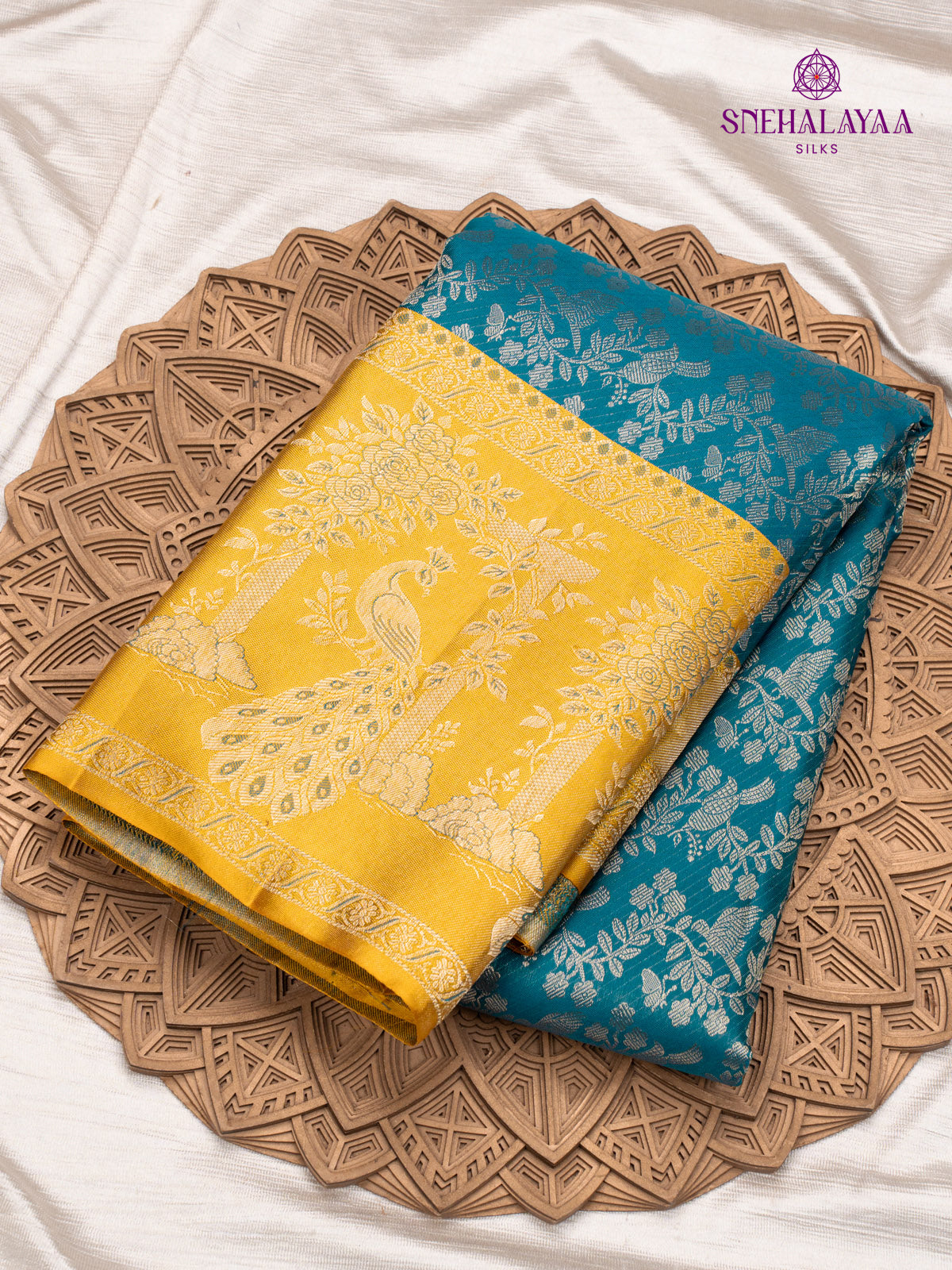 Blue Kanjivaram Silk Saree